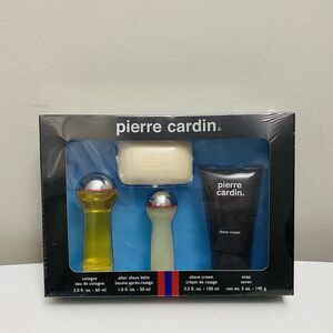 Pierre Cardin for Men 4 Piece Set 2 oz Cologne + ASB + Shave Cream + Soap